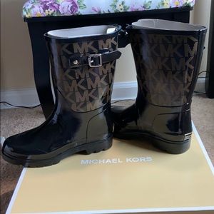 Michael Kors Mid Calf Rain Boots New